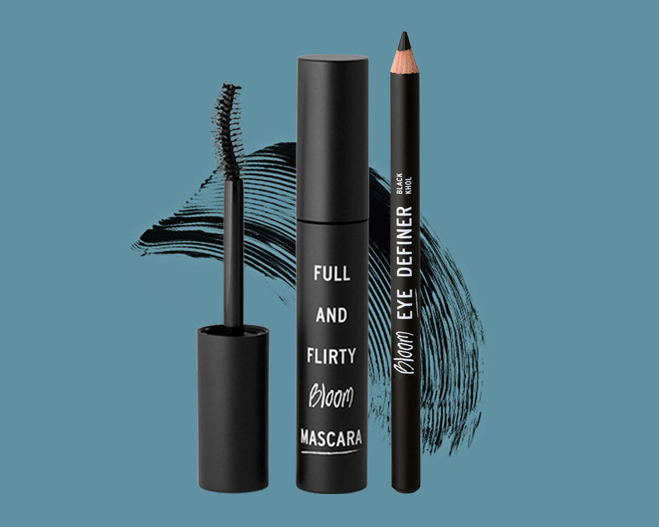 mascara and eye definer